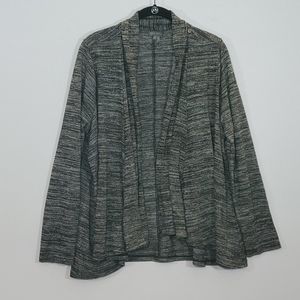 Vince Camuto flayaway cardigan black white